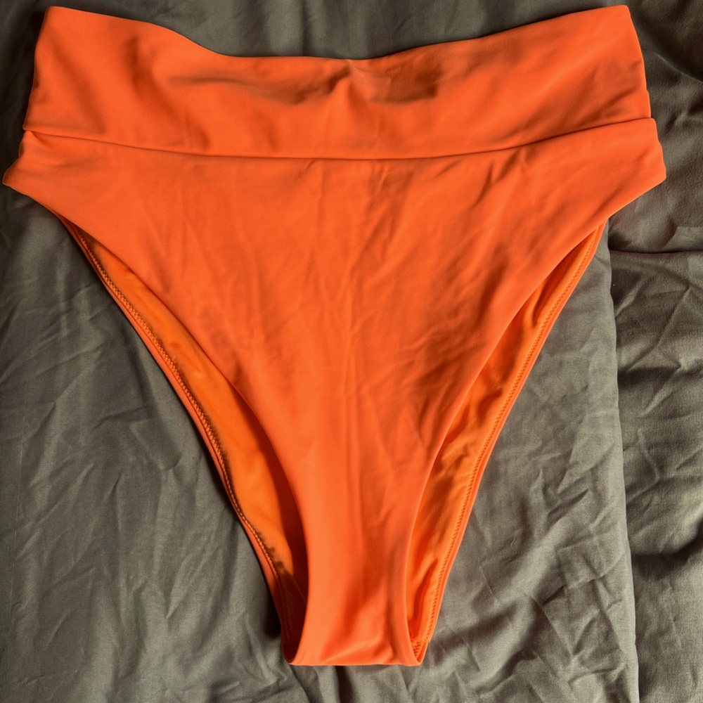 Aerie High Rise Cheeky Bikini Bottoms